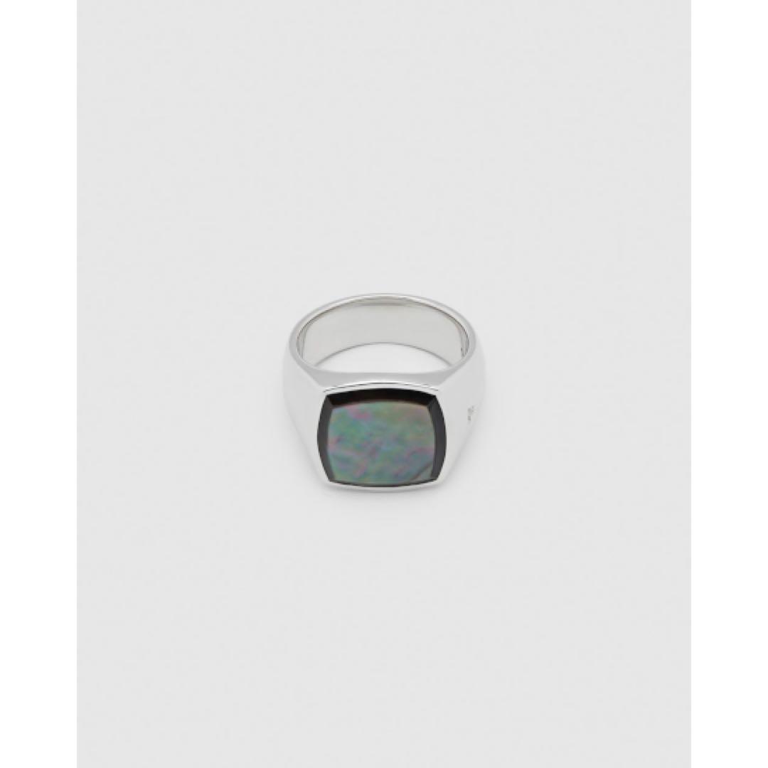 【希少】TOMWOOD / Cushion Black MOP / 54 リング