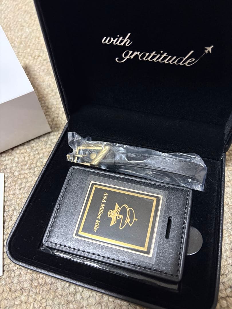 ANAミリオンマイラー　50万マイル　オリジナルネームタグ