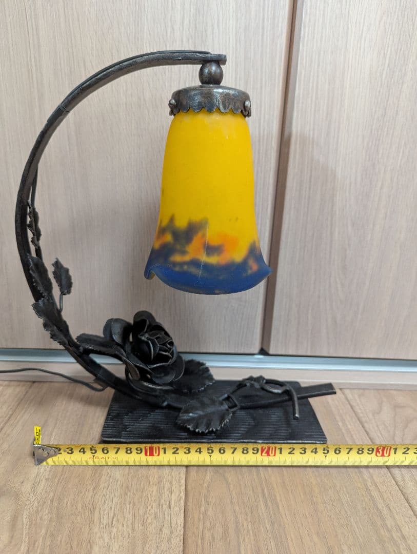 ステンドグラス スタンドランプ　アンティーク