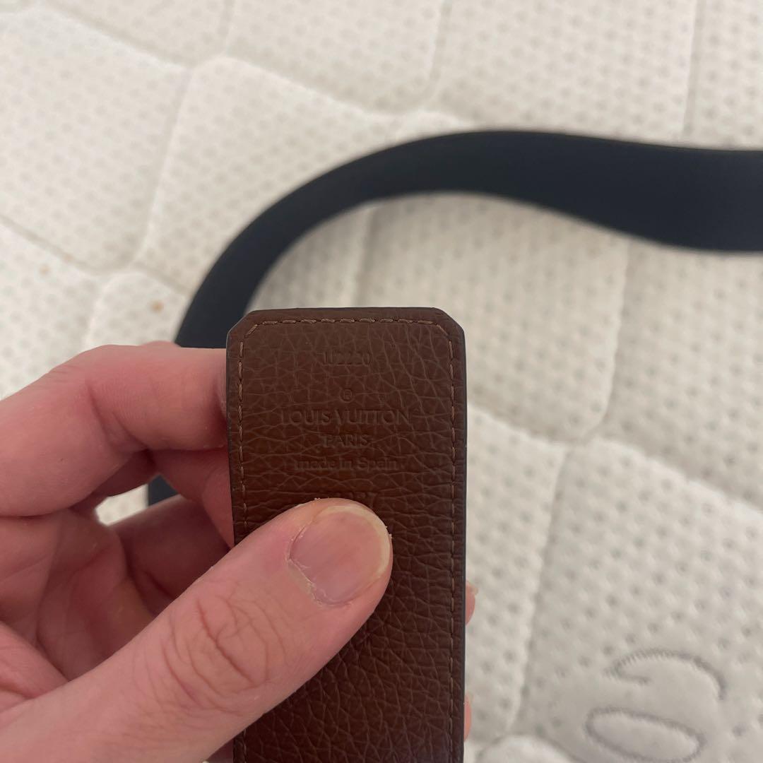 Louis Vuitton ブラウンレザーベルト