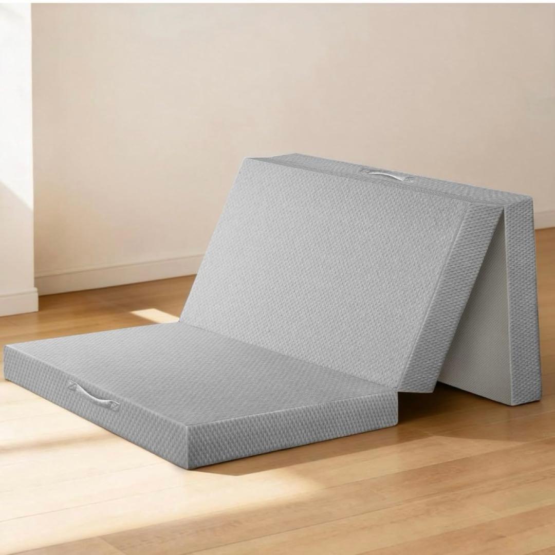 2026年最新マットレスシングル 三つ折り高反発厚さ10cm 定価13800円