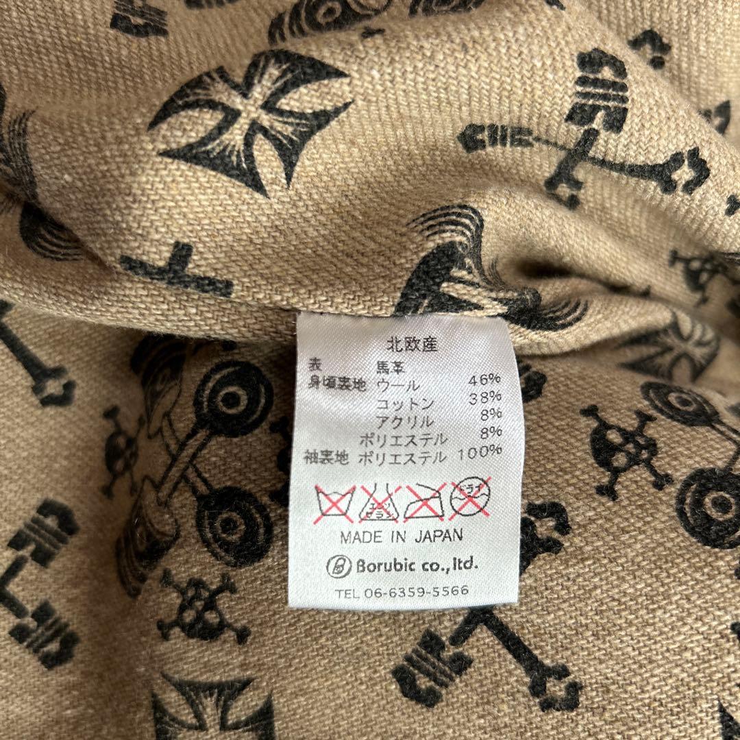 美品 Y'2 LEATHER ワイツーレザー別注品 MWS 馬革ライダース L