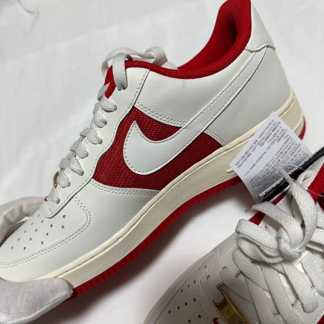 新品　NIKE AIR FORCE1'07 レッド　ホワイト