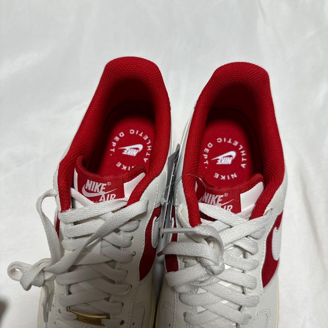 新品　NIKE AIR FORCE1'07 レッド　ホワイト