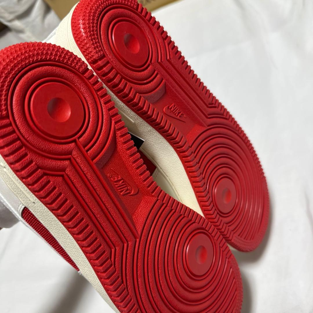 新品　NIKE AIR FORCE1'07 レッド　ホワイト