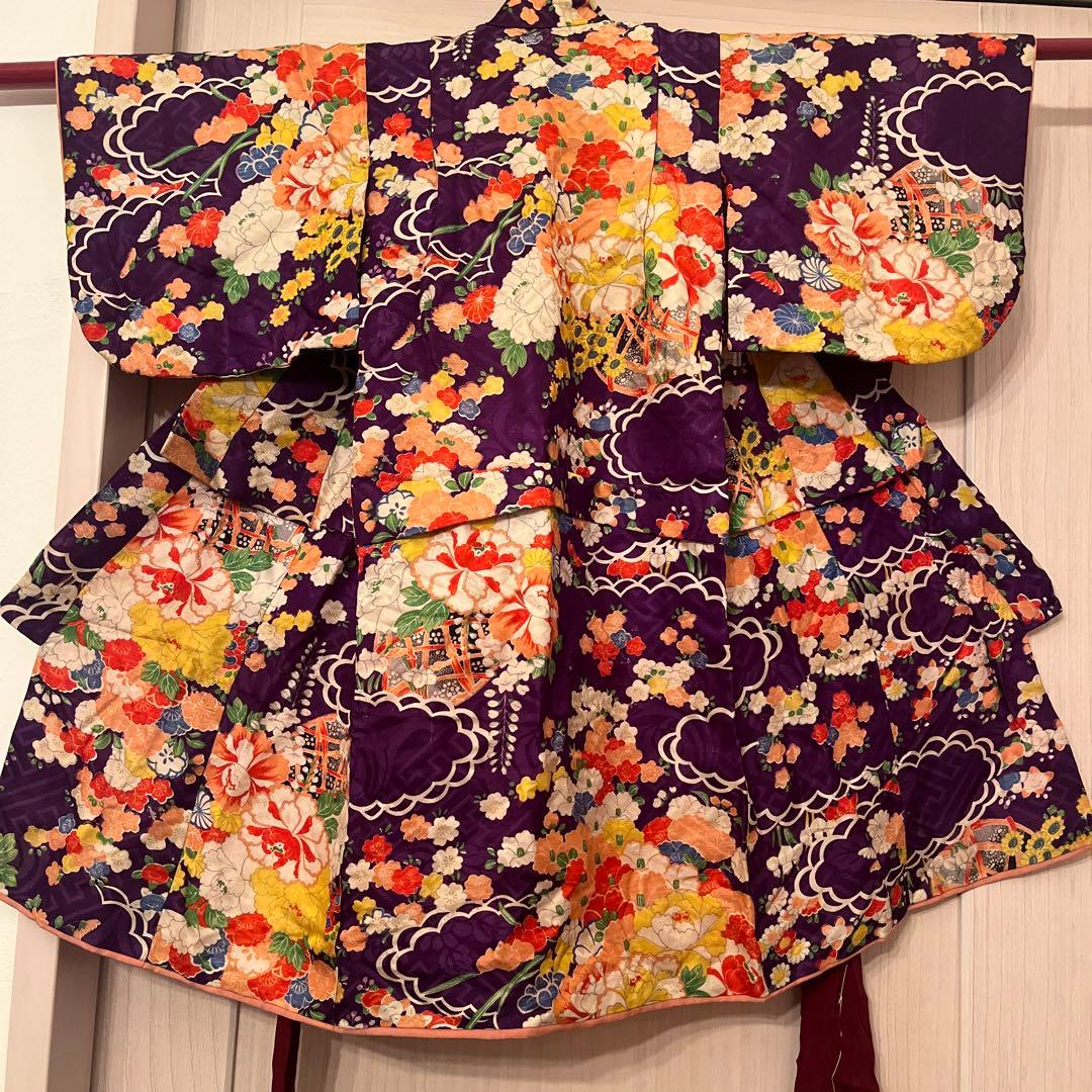 大正ロマン　アンティーク　七五三用着物