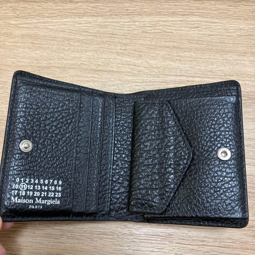 maison margiela メゾンマルジェラ 二つ折り財布 ブラック