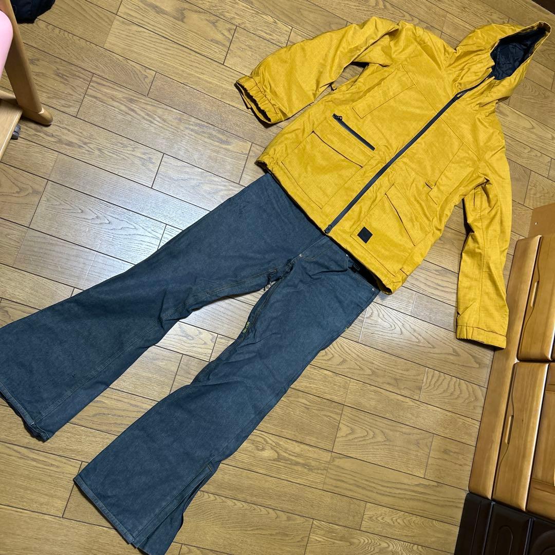 エルワンL1 ＋ ホールデン HOLDENスノーボードウェア デニム 上下セット