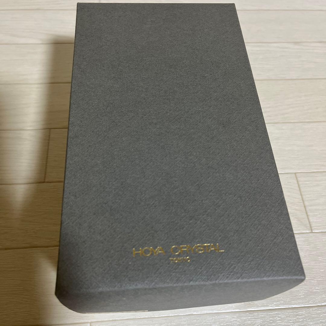 HOYACRYSTAL クリスタル花瓶　クリスタル　花瓶　フラワーベース　切り子