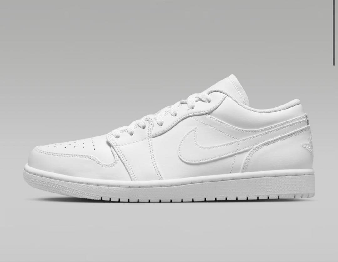 靴 Air Jordan 1 low golf white