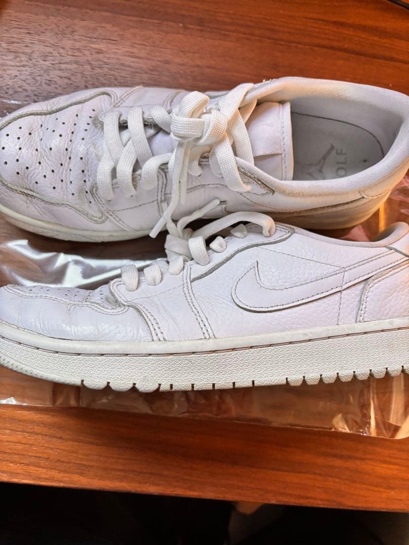 靴 Air Jordan 1 low golf white