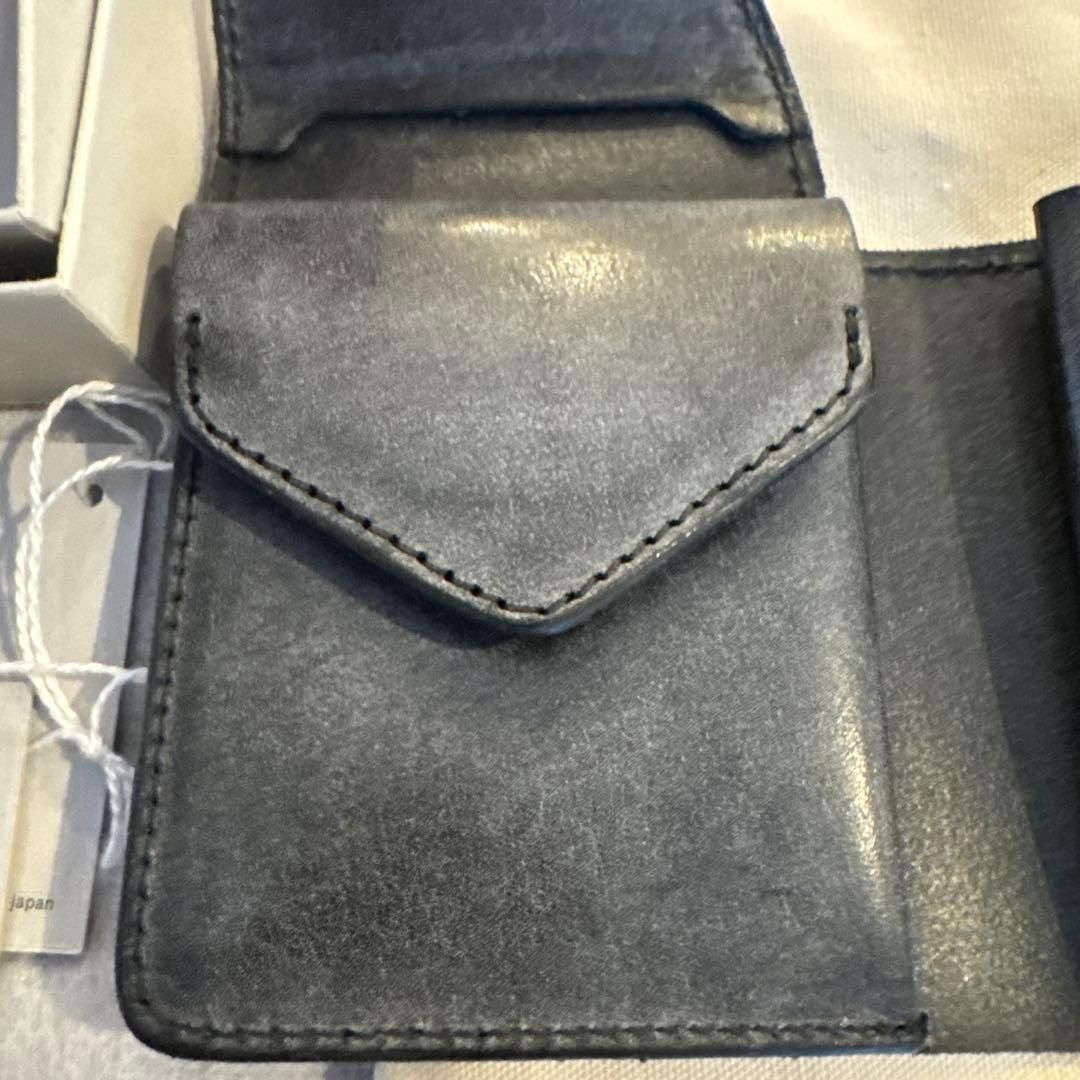 Hender Scheme 二つ折り財布 黒　付属品完備