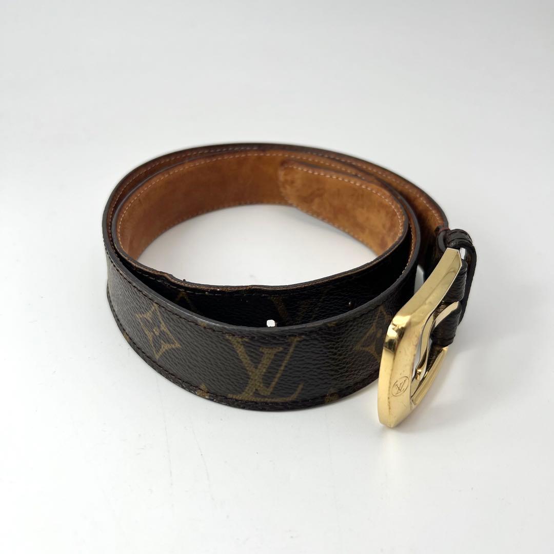 ルイヴィトン モノグラム サンチュール エリプス LVロゴ ユニセックス　レザー