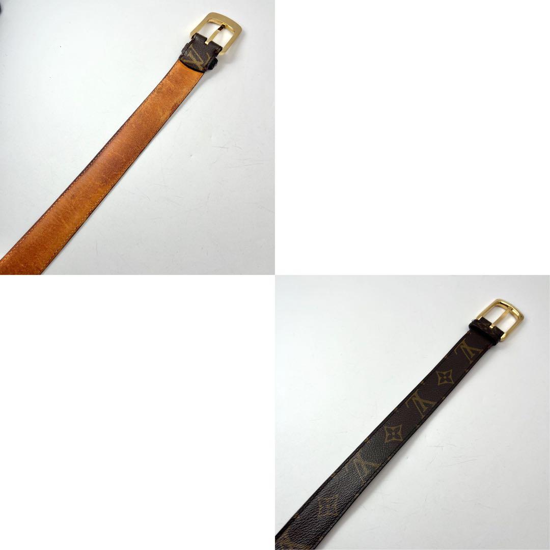 ルイヴィトン モノグラム サンチュール エリプス LVロゴ ユニセックス　レザー