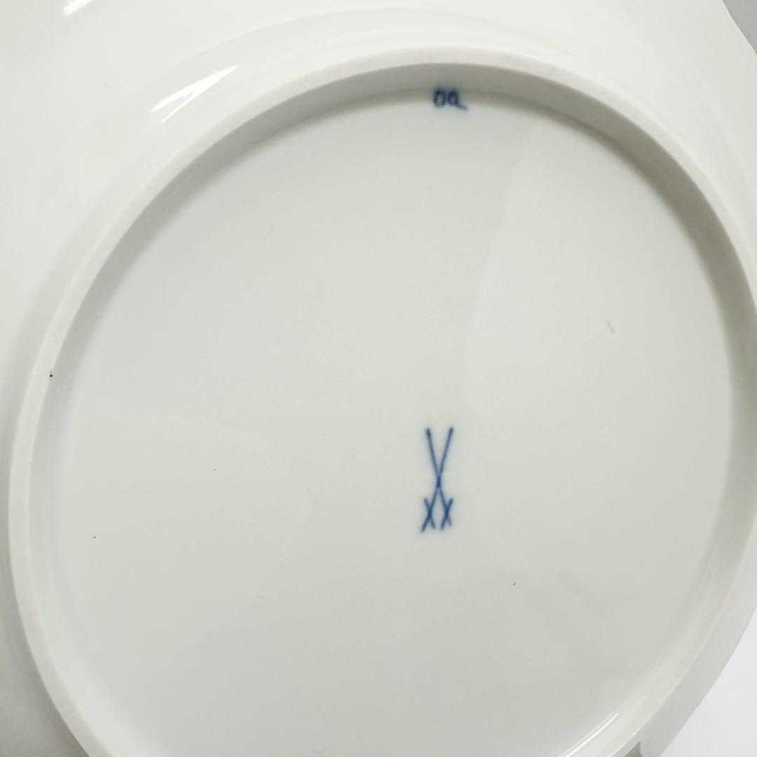 美品 25cm マイセン ブルーオニオン プレート 皿