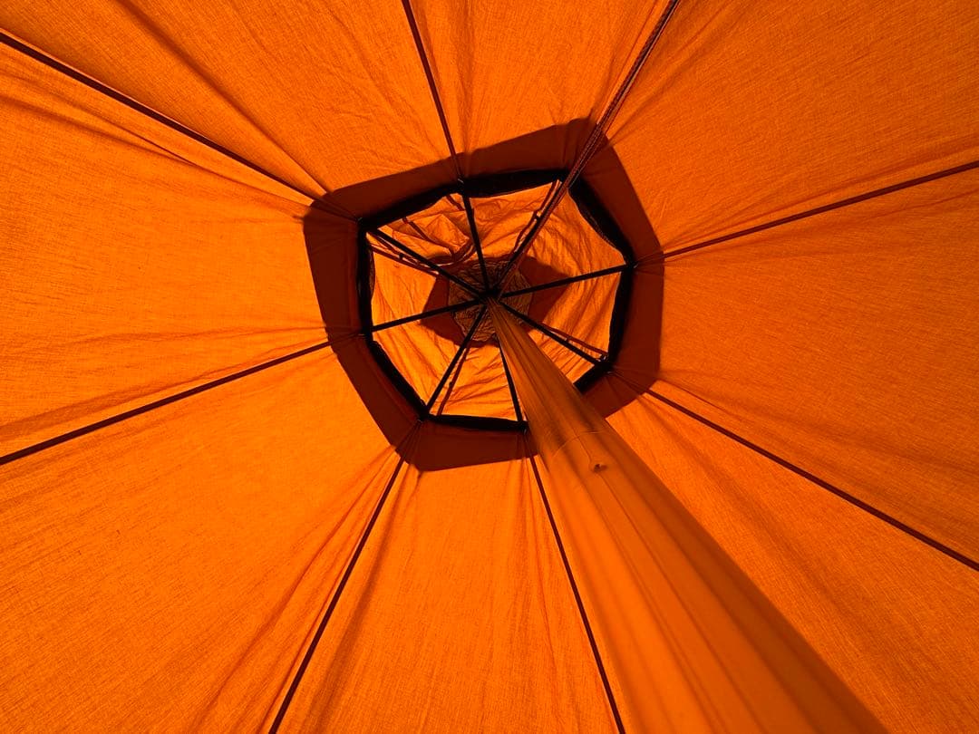 テンティピ　ジルコン 9cpとキャノピー7/9cpのセット（ポールプレート付き）