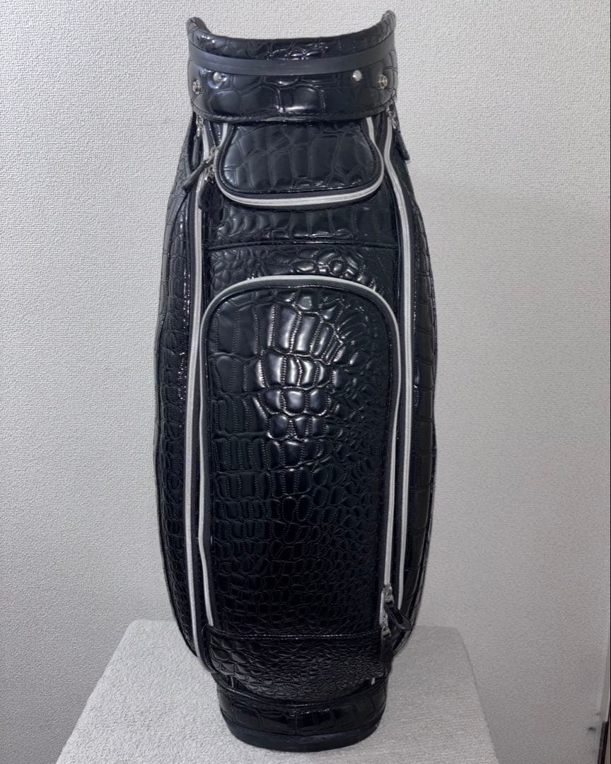 美品/軽量OUUL オウル アリゲーター キャディバッグ クロコ ゴルフ