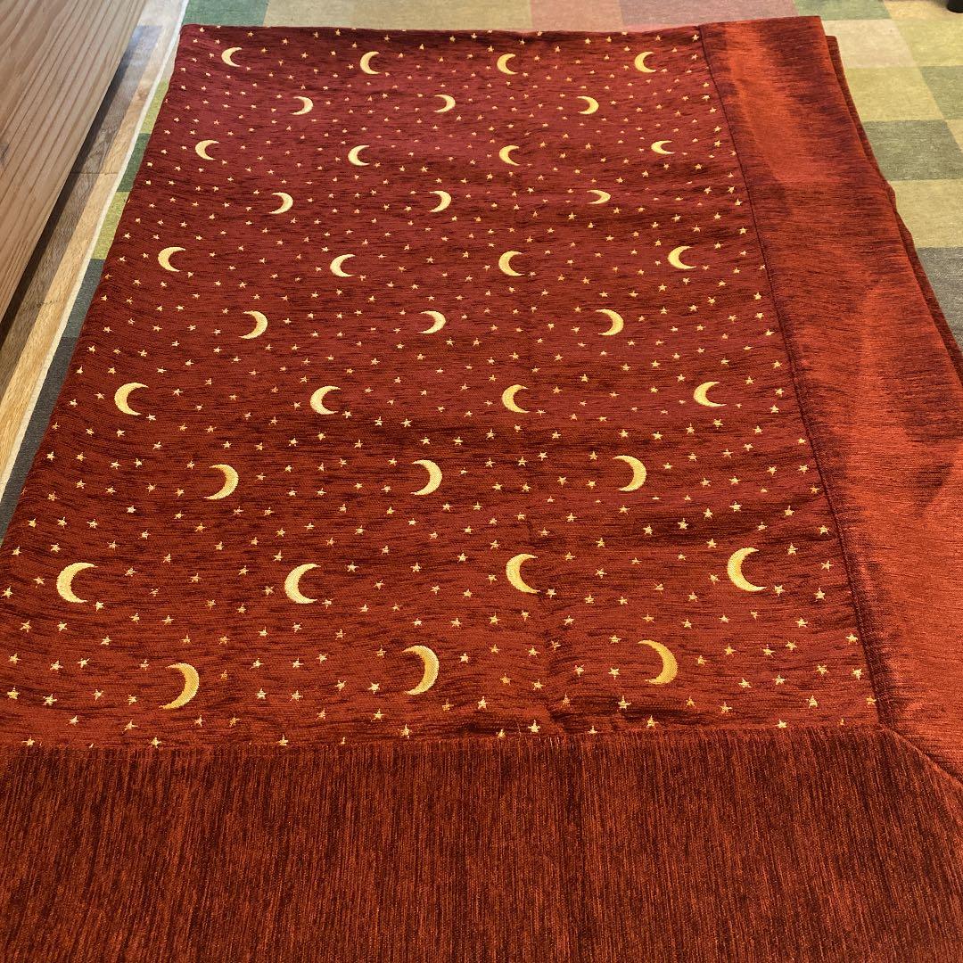 マルチカバー cotton 100% dark red