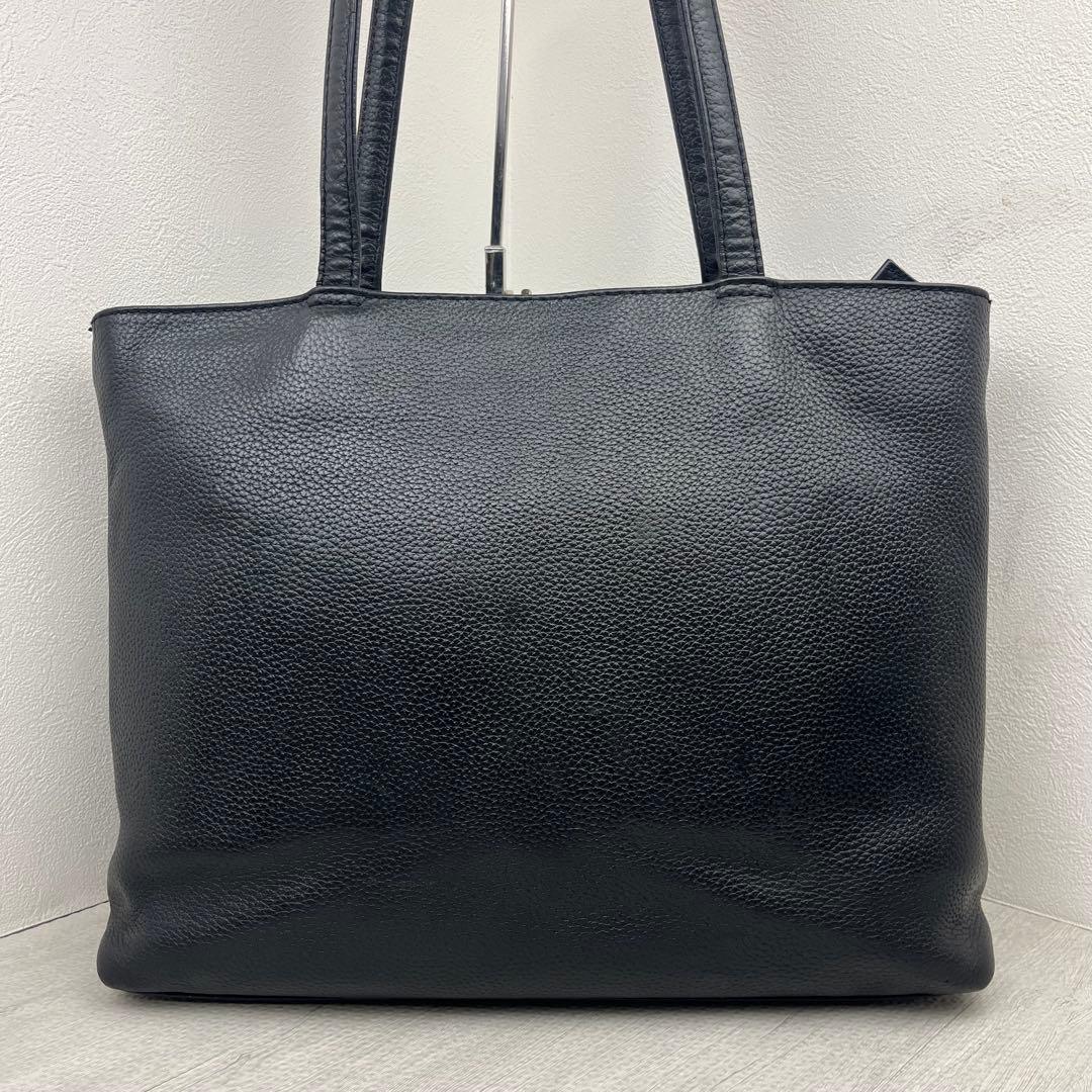 大人気✨ HushTug ハッシュタグ トートバッグ ブラック レザー ビジネス