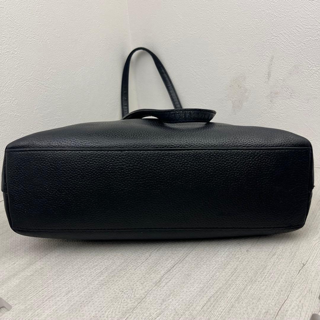 大人気✨ HushTug ハッシュタグ トートバッグ ブラック レザー ビジネス