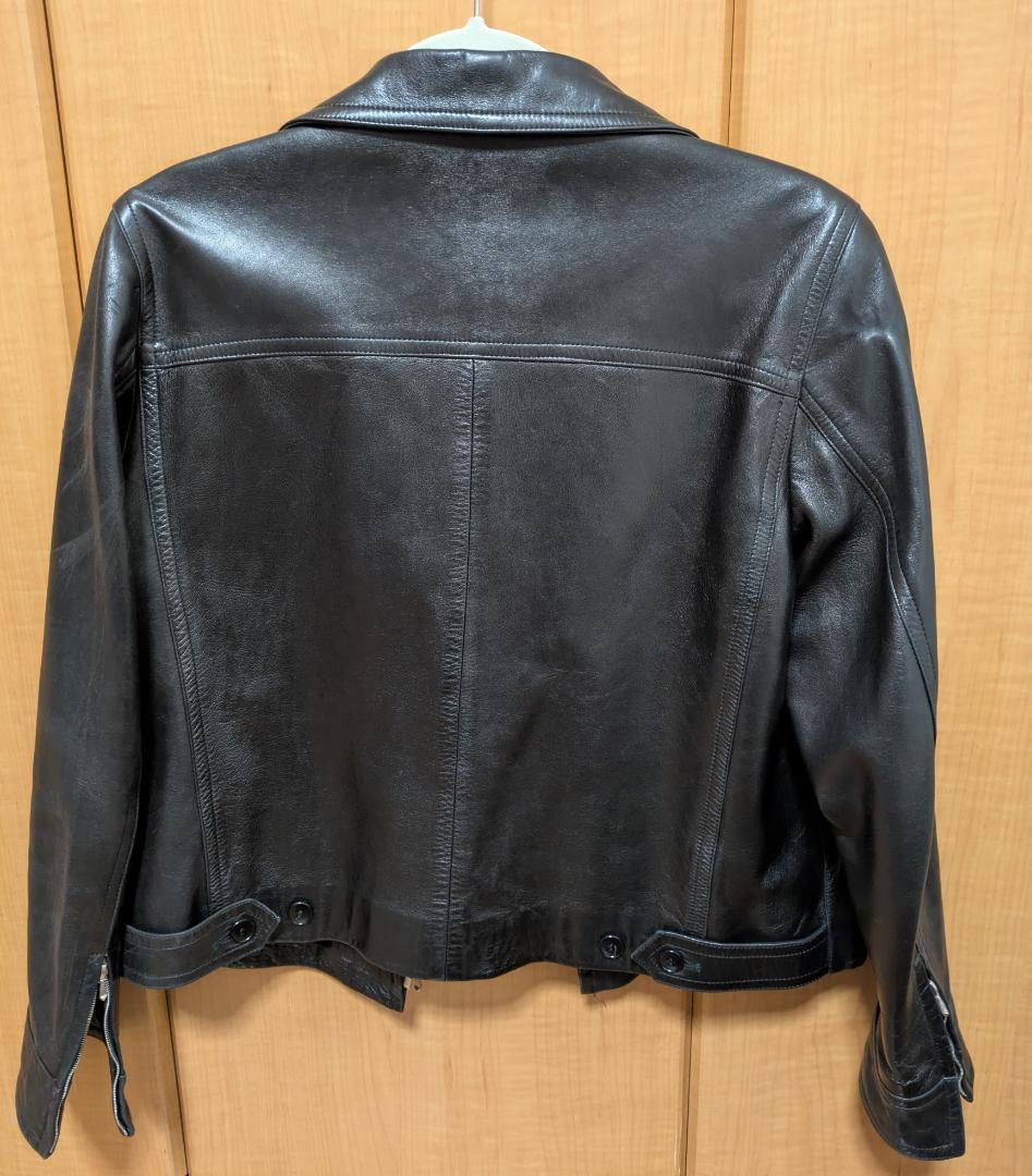 agnes b SPECIAL レザージャケット レディース　サイズ３