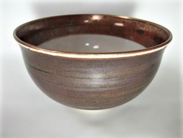 古い 永楽 染付 赤絵 のぞき 唐草文 鳳凰 茶道具 杉保管箱