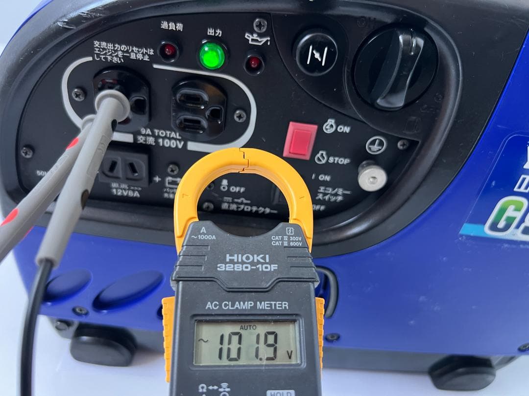 YANMAR ヤンマー インバーター発電機 G900is 動作良好★保証付 12