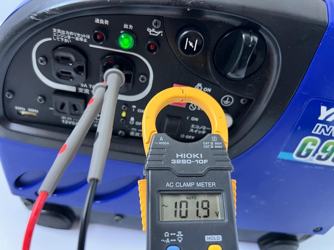 YANMAR ヤンマー インバーター発電機 G900is 動作良好★保証付 12