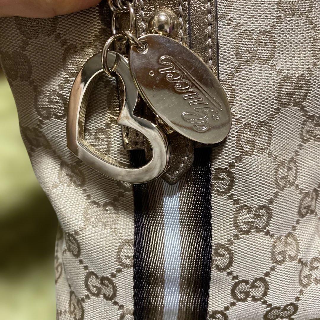 れ*ん様 グッチ　GUCCI ロゴ　ロゴ入り　トートバッグ　ハンドバッグ　バッグ