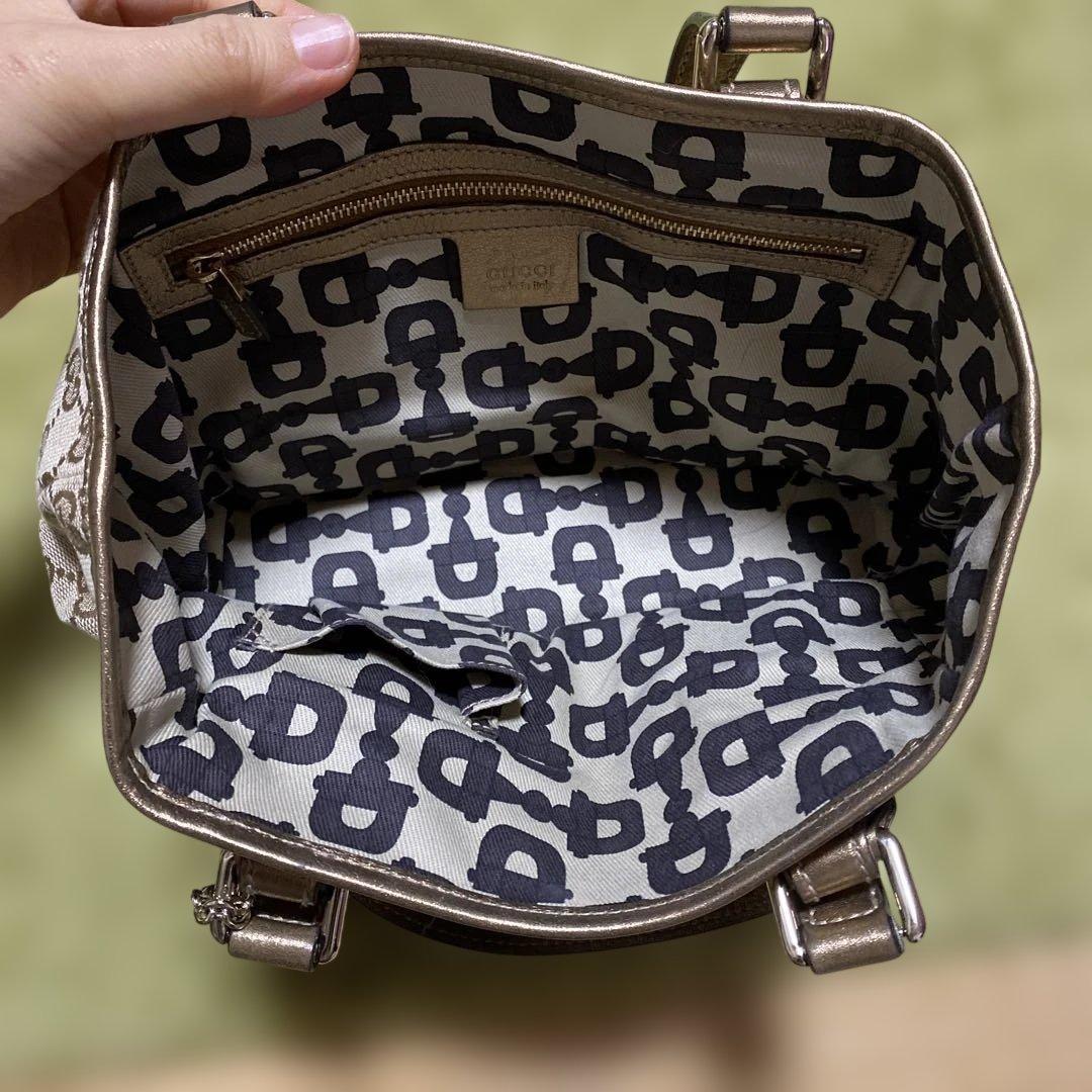 れ*ん様 グッチ　GUCCI ロゴ　ロゴ入り　トートバッグ　ハンドバッグ　バッグ