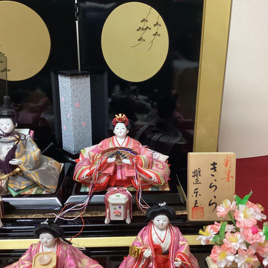 雛人形　五人飾り　雛匠東玉　中古品