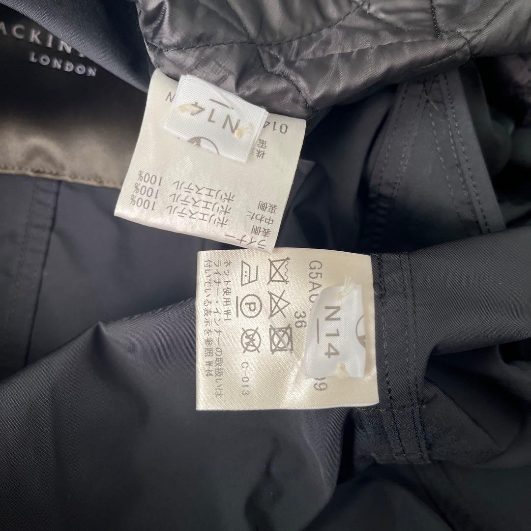 美品♡マッキントッシュロンドン 中綿ライナー スプリングコート ベルト 36