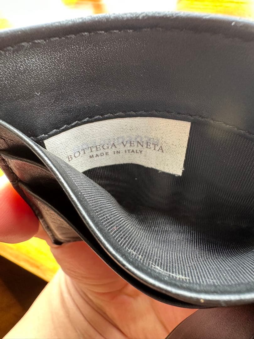 ボッテガヴェネタ　イントレチャート　マネークリップ付き　カードケース