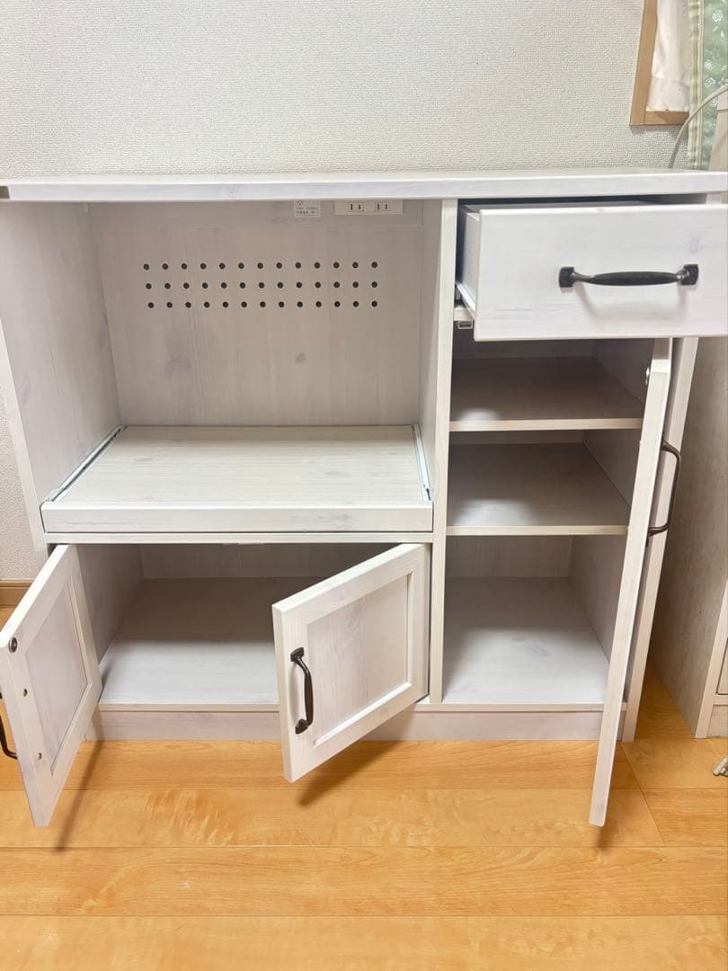 ◼️ぱーさん◼️ 佐藤産業 LUFFY キッチンカウンター レンジボード