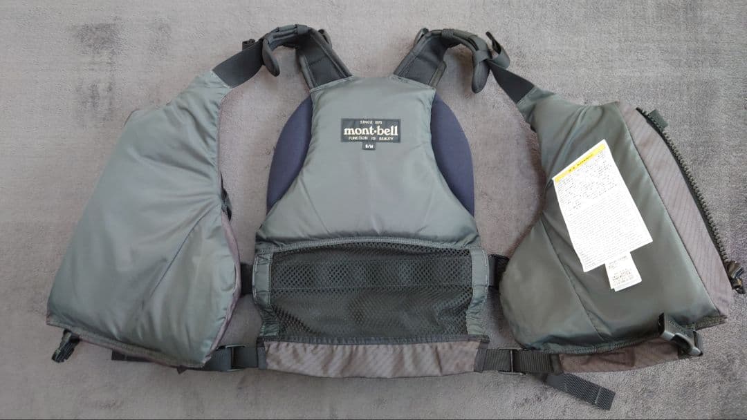 mont-bell アングラー ライフジャケット S/M