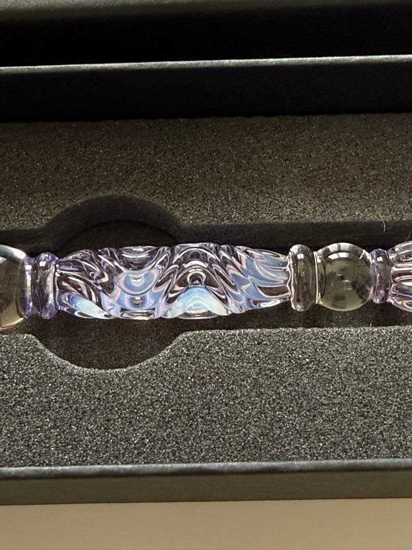 paraglass 恋するガラスペン　クリームソーダ2　パープル