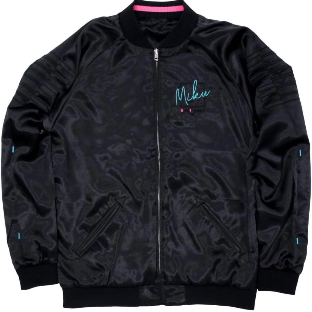 初音ミク リバーシブル 刺繍スカジャン