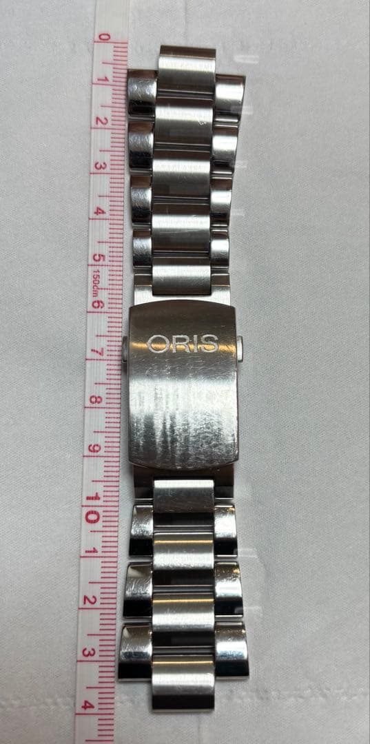 【中古】ORIS オリス ステンレススチール 金属ベルト 追加リンク付き