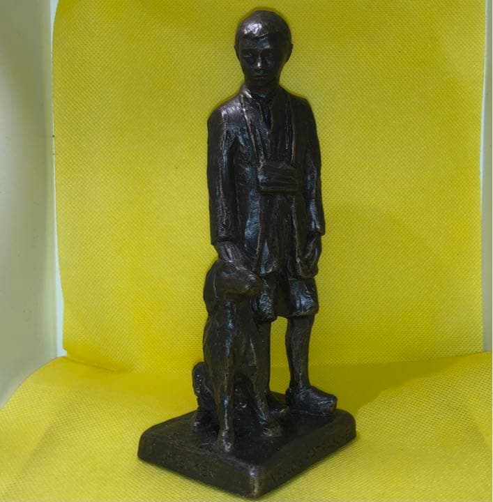 能登地震寄付　フランダースの犬　ブロンズ像