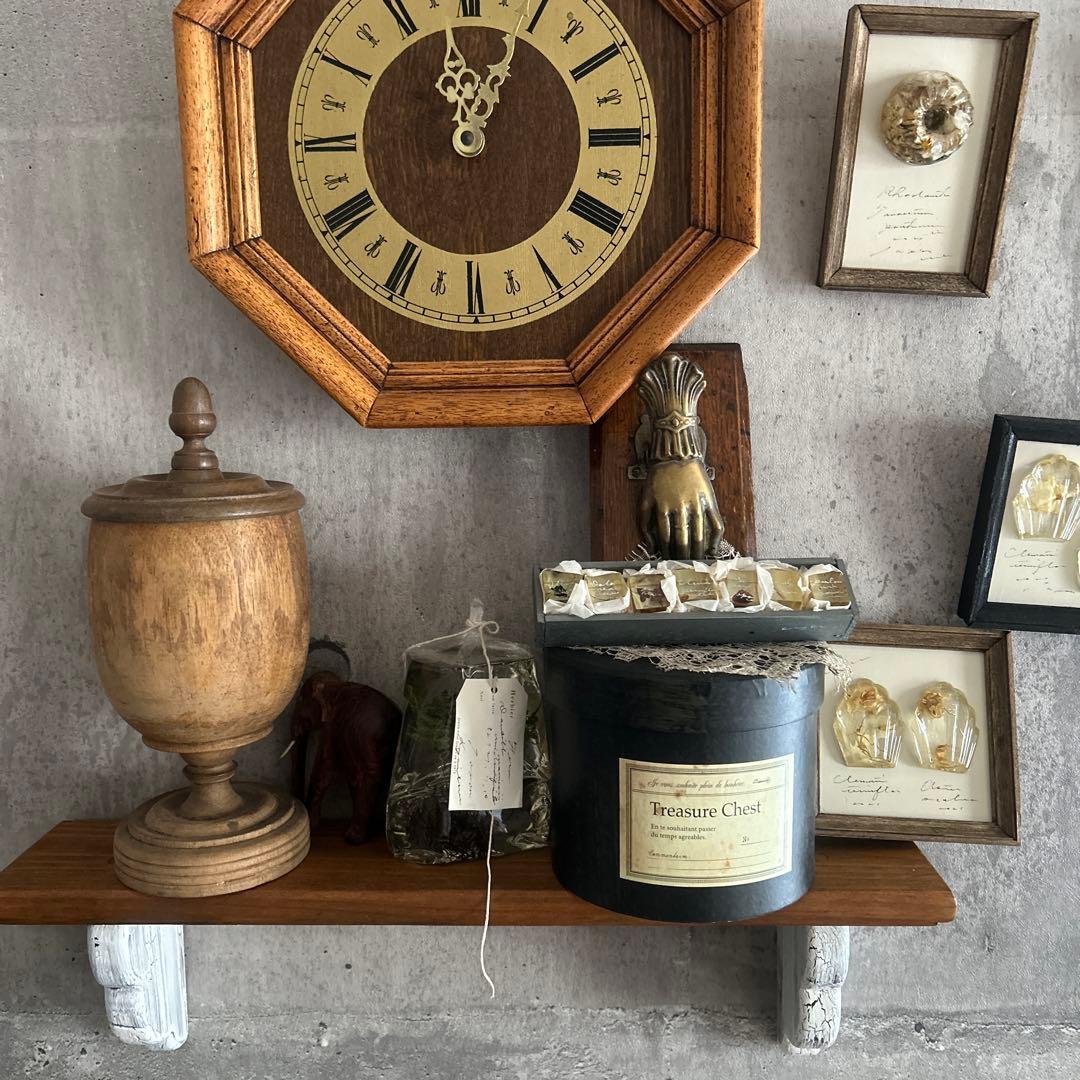 フレンチ シャビー 壁掛け ラック ウォールシェルフ