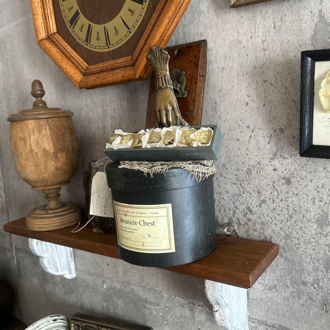 フレンチ シャビー 壁掛け ラック ウォールシェルフ