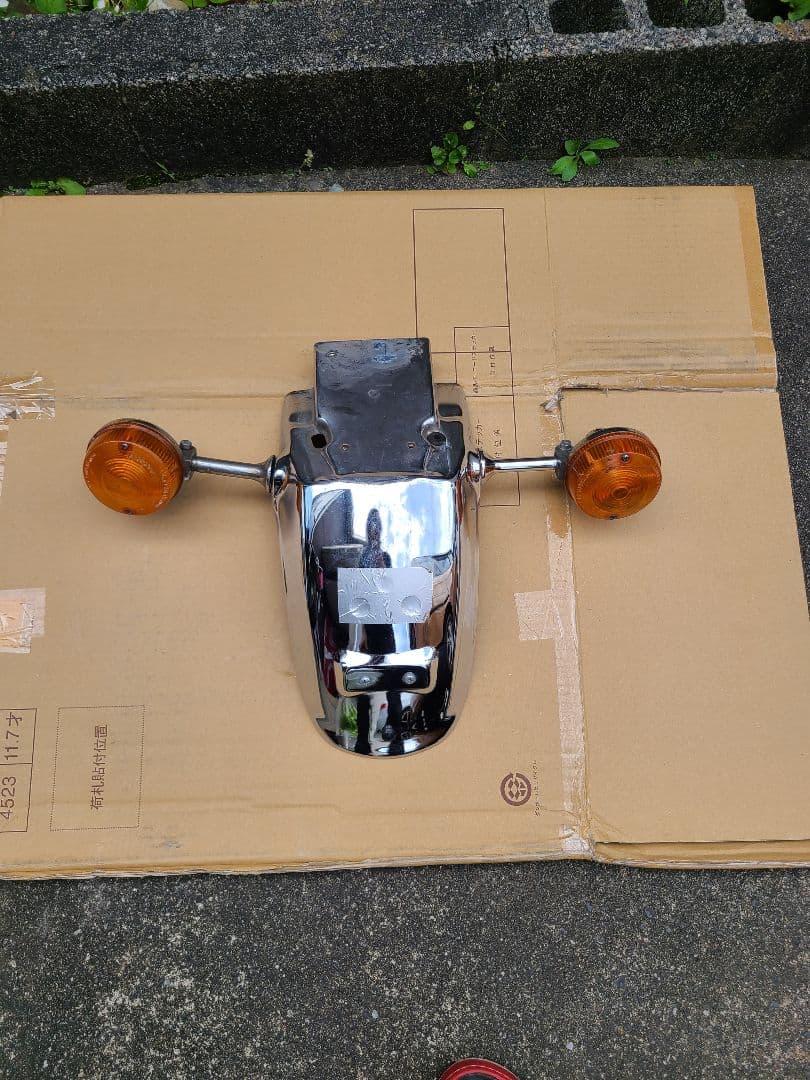 ゼファー400 マーシャル／メッキフェンダーセット