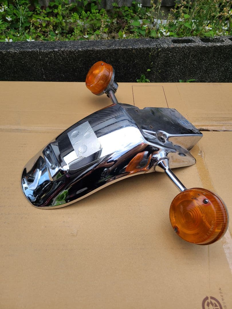 ゼファー400 マーシャル／メッキフェンダーセット