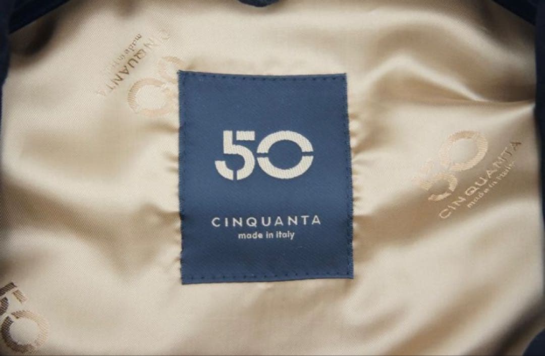 CINQUANTA ゴートスエードシングルライダースジャケット 46 H-502