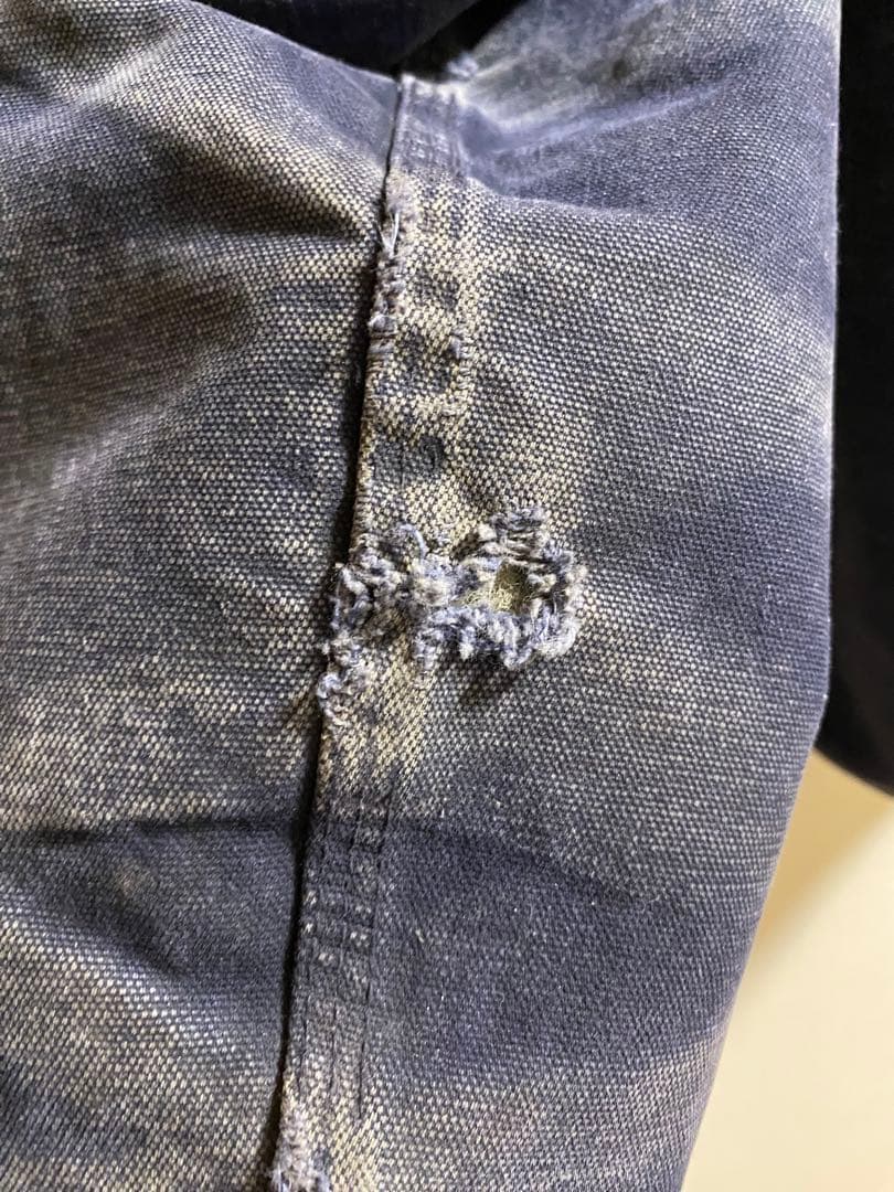 カーハート　ダックパーカー　ダックジャケット　紺色