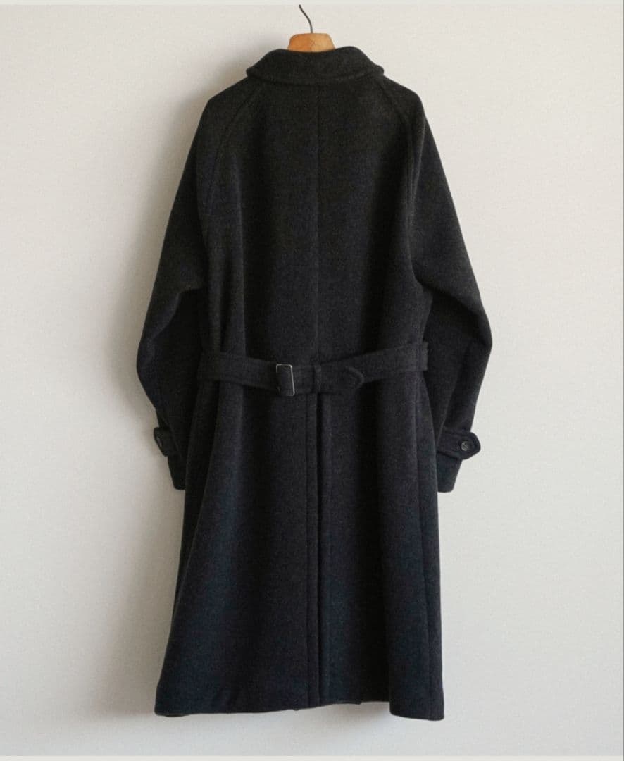 ジャケット・アウター Shiun TIELOCKEN MELTON COAT CHARCOAL S