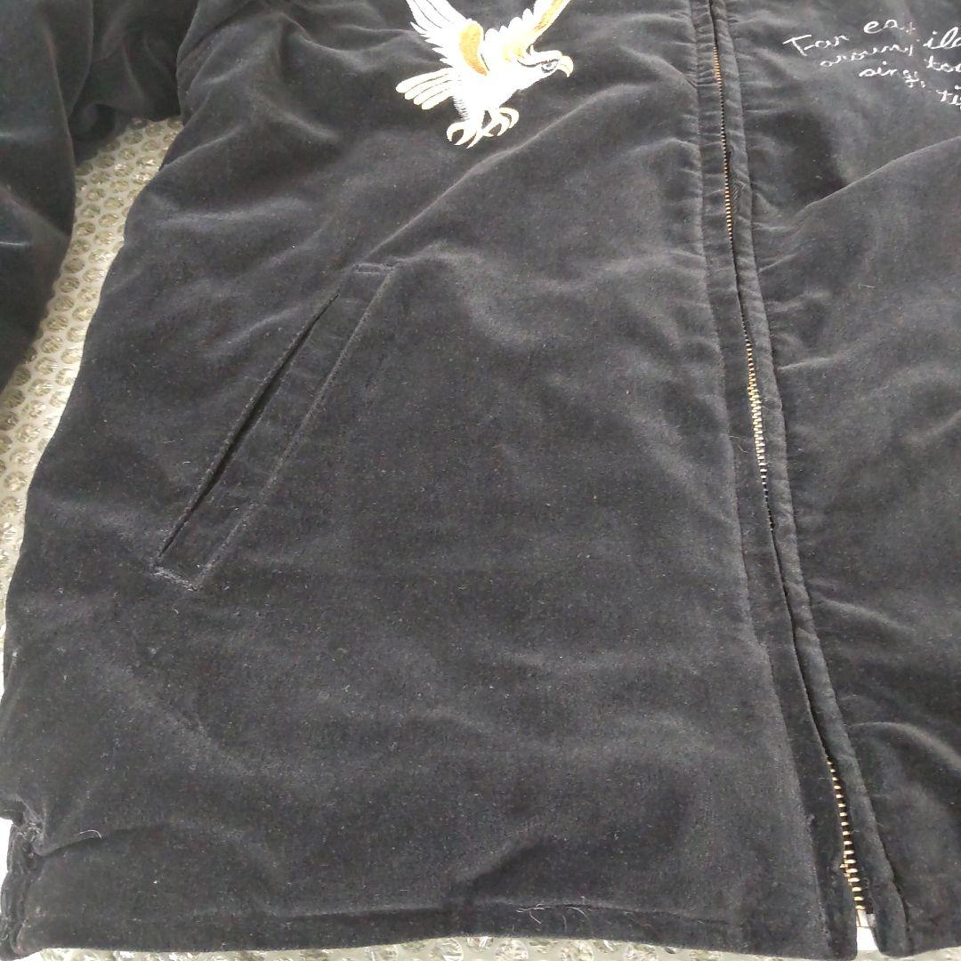 ヒ*ー様 【レア・OLD HOUSTON】別珍 ベロア スカジャン スーベニアジ