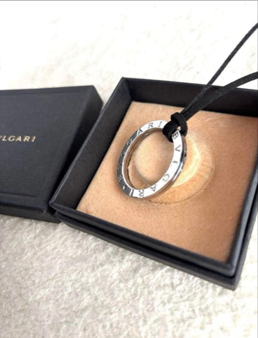 ✨美品　紐付き BVLGARI ブルガリ・ブルガリ キーリング　箱付き