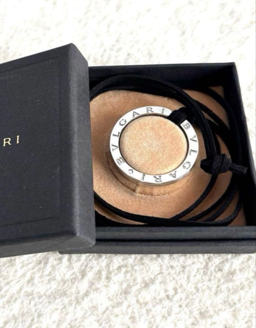 ✨美品　紐付き BVLGARI ブルガリ・ブルガリ キーリング　箱付き
