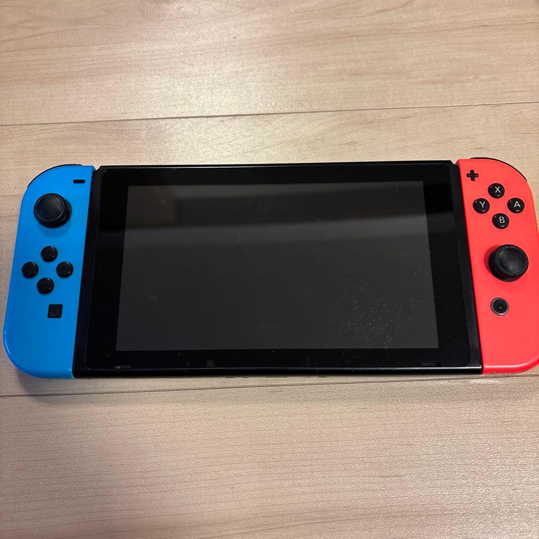【ジャンク品】Nintendo Switch 本体 ネオンブルー/ネオンレッド